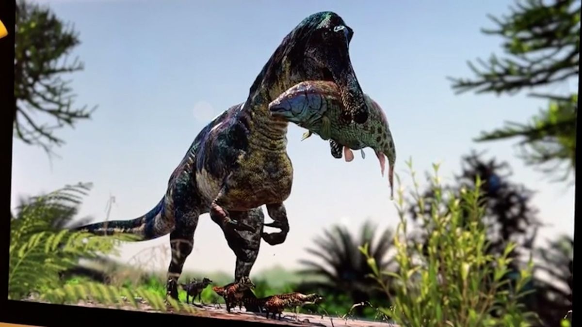 Španělští paleontologové popsali nový druh dinosaura. Rád lovil ryby